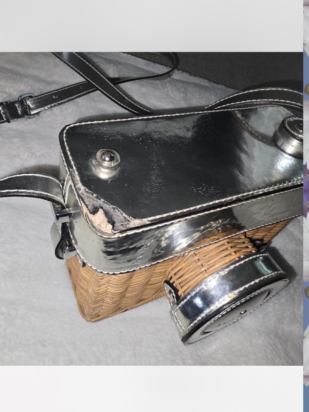 Kate Spade Wicker Camera Bag